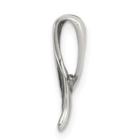 Sterling Silver Small Whale Tail Pendant view 2