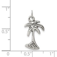 Sterling Silver Palm Tree Charm view 3