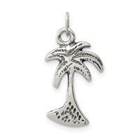 Sterling Silver Palm Tree Charm view 1