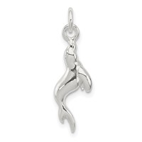 Sterling Silver Seal Charm view 1