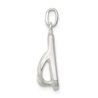 Sterling Silver Flip Flop Charm view 2