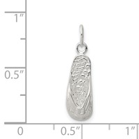 Sterling Silver Flip Flop Charm view 3