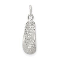 Sterling Silver Flip Flop Charm view 1