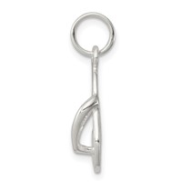 Sterling Silver Flip Flop Charm view 2