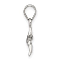 Sterling Silver Rhodium-platedStarfish Pendant view 2