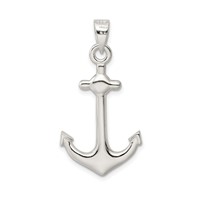 Sterling Silver Anchor Pendant view 4