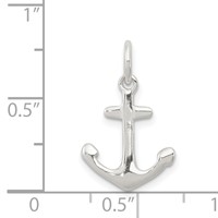 Sterling Silver Anchor Charm view 3