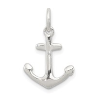 Sterling Silver Anchor Charm view 1