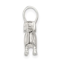 Sterling Silver Dachshund Pendant view 2