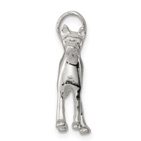 Sterling Silver Great Dane Pendant view 2