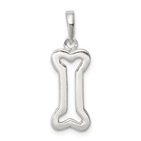 Sterling Silver Bone Pendant view 1