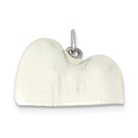 Sterling Silver Enameled Maltese Charm view 4