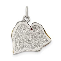 Sterling Silver Enameled Profile Shih Tzu Charm view 4
