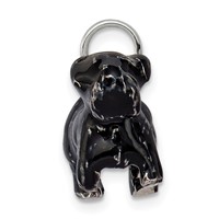 Sterling Silver Enameled Large Scottish Terrier Charm view 2