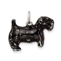 Sterling Silver Enameled Large Scottish Terrier Charm view 4
