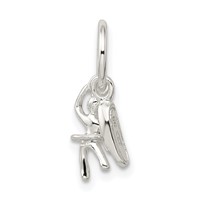Sterling Silver Ballerina & Shoe Charm view 4