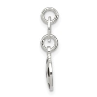 Sterling Silver Enameled Soccer Ball Charm view 2