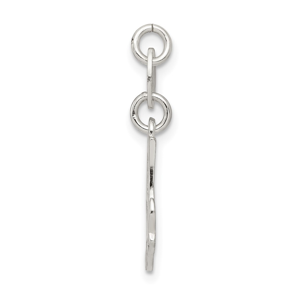 Sterling Silver Letter A Initial Charm (QC6510A)