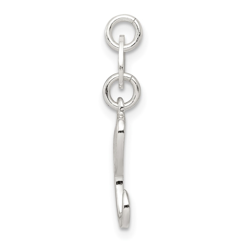 Sterling Silver Letter C Initial Charm (QC6510C)