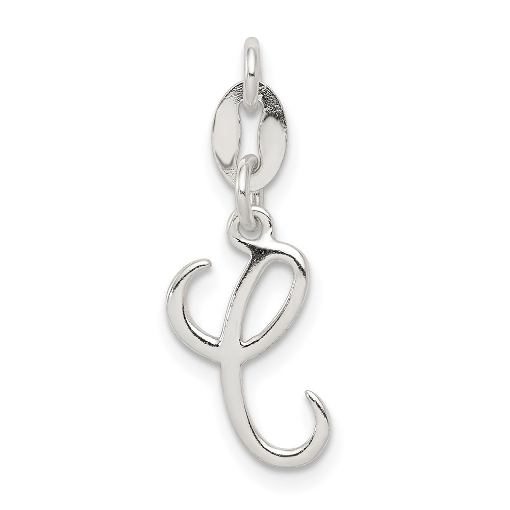 Sterling Silver Letter C Initial Charm (QC6510C)