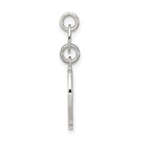 Sterling Silver Letter D Initial Charm view 2