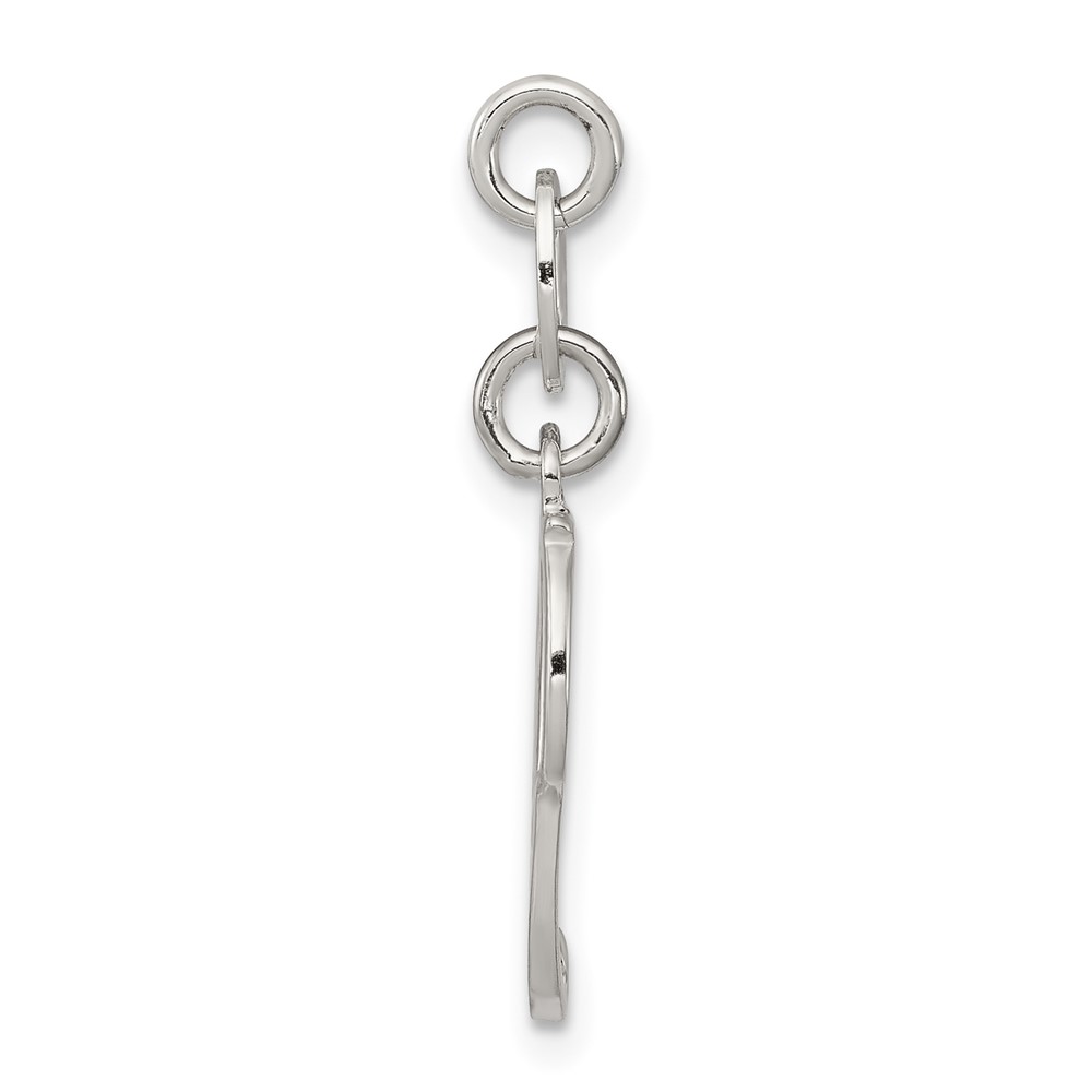 Sterling Silver Letter P Initial Charm (QC6510P)