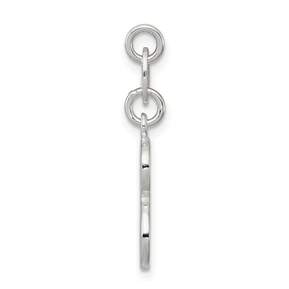 Sterling Silver Letter S Initial Charm (QC6510S)