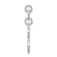 Sterling Silver Letter S Initial Charm view 2