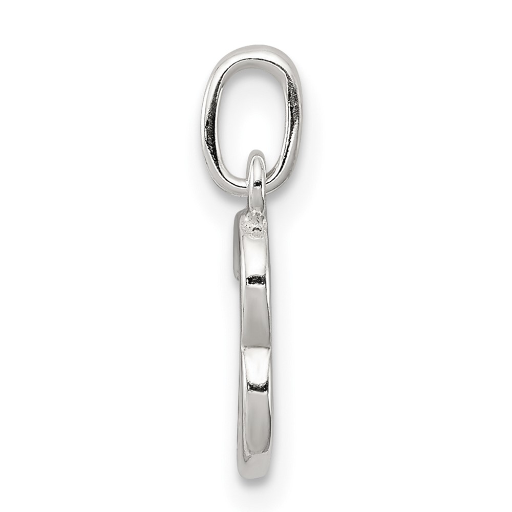 Sterling Silver Letter B Initial Charm (QC6511B)