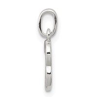 Sterling Silver Letter B Initial Charm view 2
