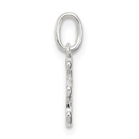 Sterling Silver Letter H Initial Charm view 2