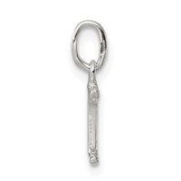 Sterling Silver Letter I Initial Charm view 2