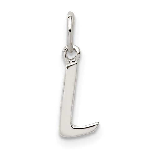 Sterling Silver Letter L Initial Charm