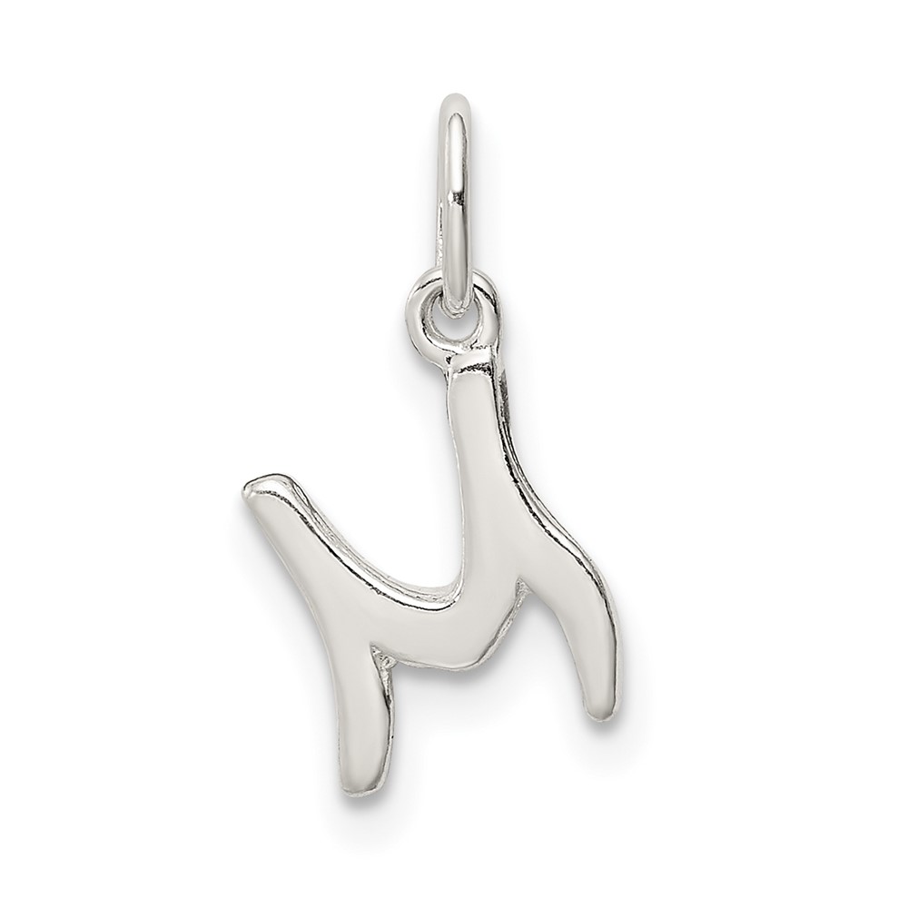 Sterling Silver Letter M Initial Charm (QC6511M)