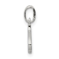 Sterling Silver Letter N Initial Charm view 2