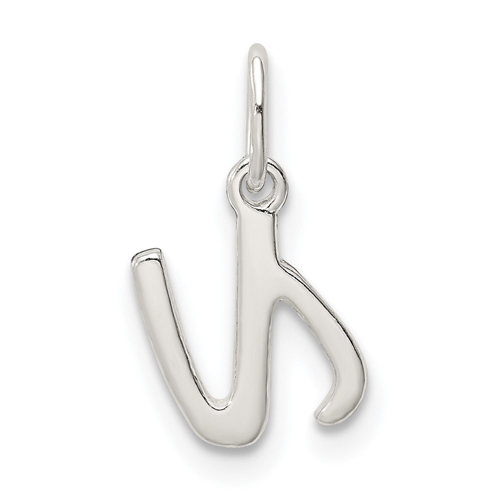 Sterling Silver Letter N Initial Charm (QC6511N)