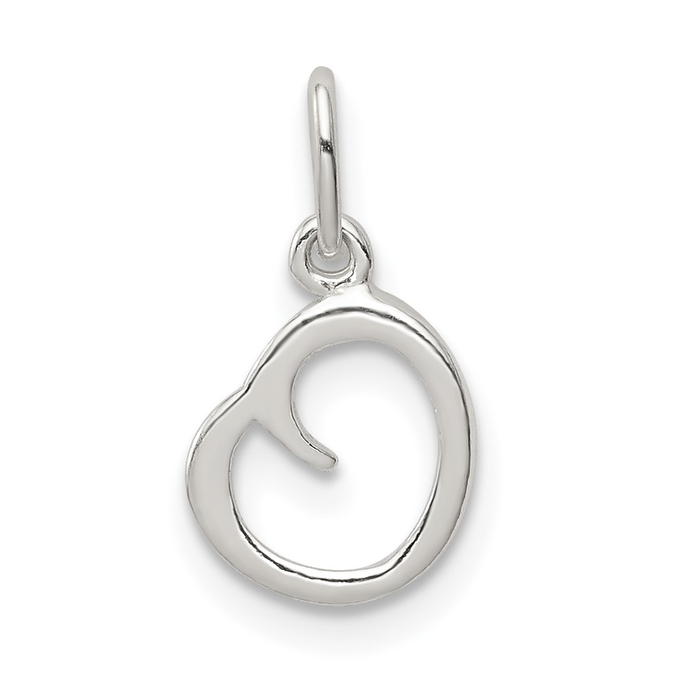 Sterling Silver Letter O Initial Charm (QC6511O)