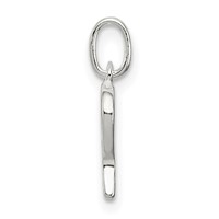 Sterling Silver Letter P Initial Charm view 2