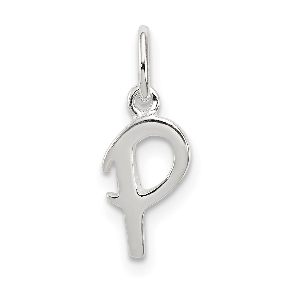 Sterling Silver Letter P Initial Charm (QC6511P)
