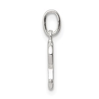 Sterling Silver Letter R Initial Charm view 2