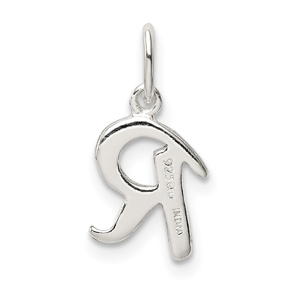 Sterling Silver Letter R Initial Charm (QC6511R)