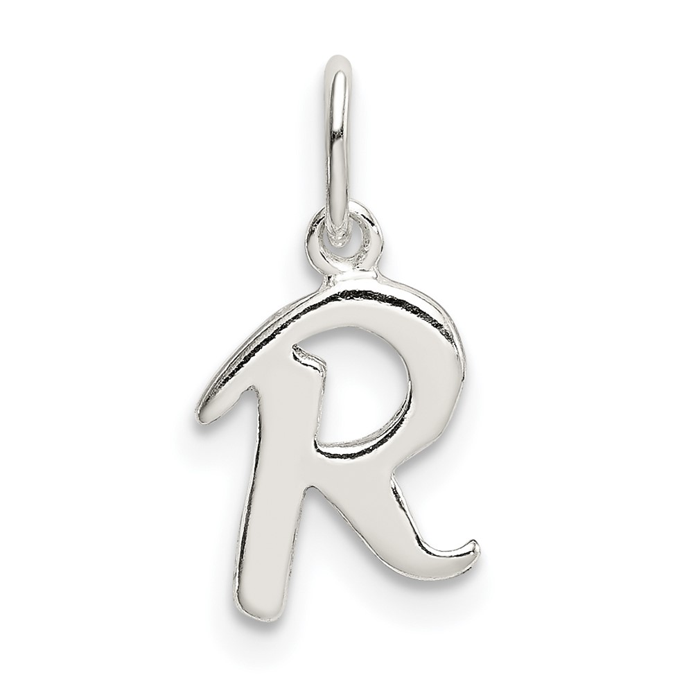 Sterling Silver Letter R Initial Charm (QC6511R)
