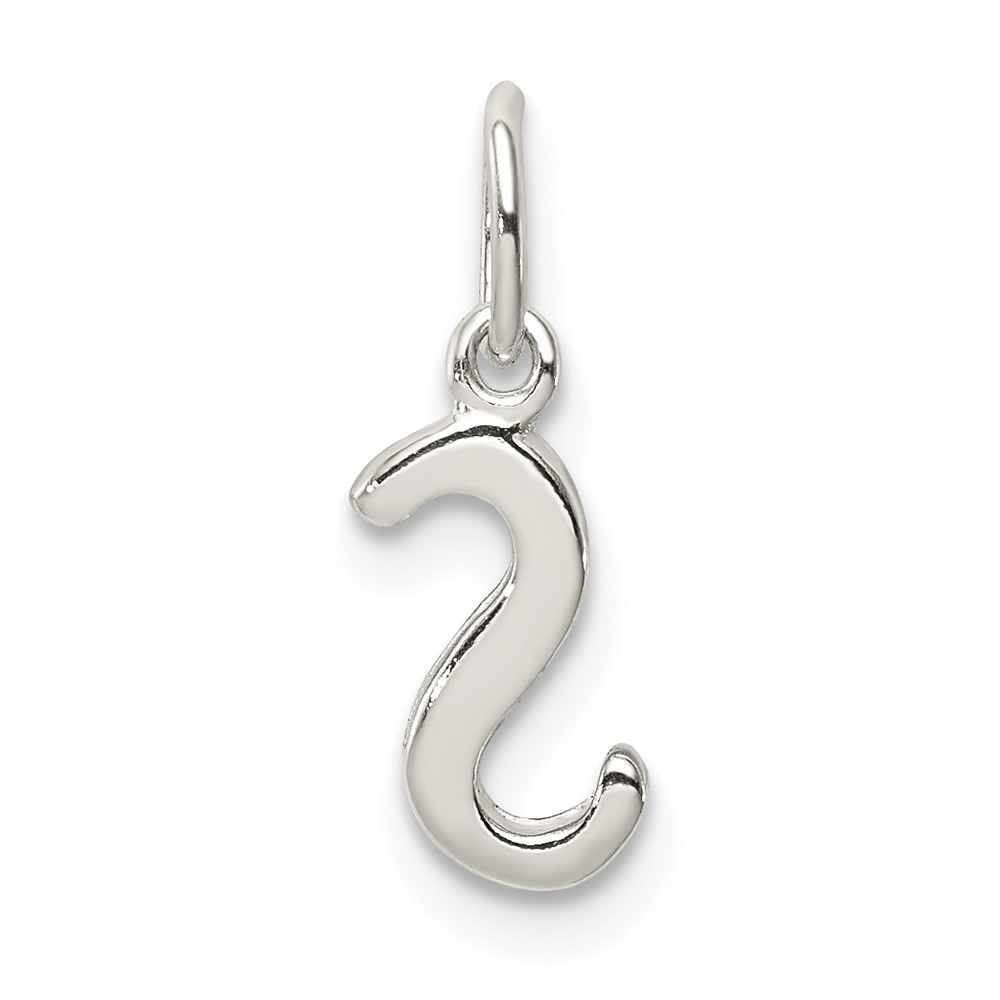 Sterling Silver Letter S Initial Charm (QC6511S)