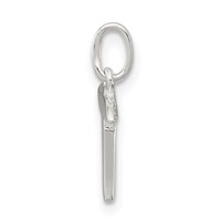 Sterling Silver Letter T Initial Charm view 2