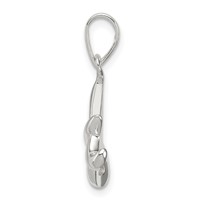 Sterling Silver Letter a Initial Pendant view 2