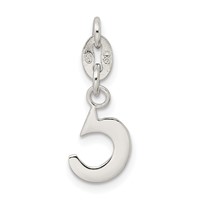Sterling Silver Letter C Initial Charm view 4