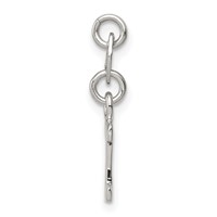 Sterling Silver Letter I Initial Charm view 2