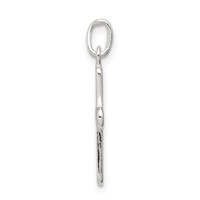 Sterling Silver Polished Cross Charm view 2