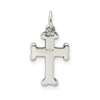 Sterling Silver Antiqued Cross Charm view 4