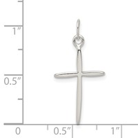 Sterling Silver Passion Cross Charm view 3